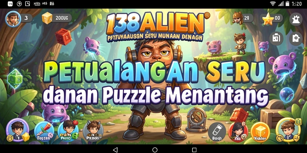 Tangkapan layar gameplay seru dari 138ALIEN yang menampilkan puzzle menantang.