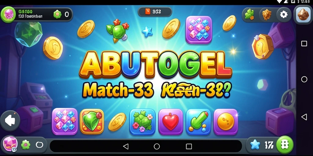 Tampilan gameplay seru ABUTOGEL dengan efek grafis menawan.