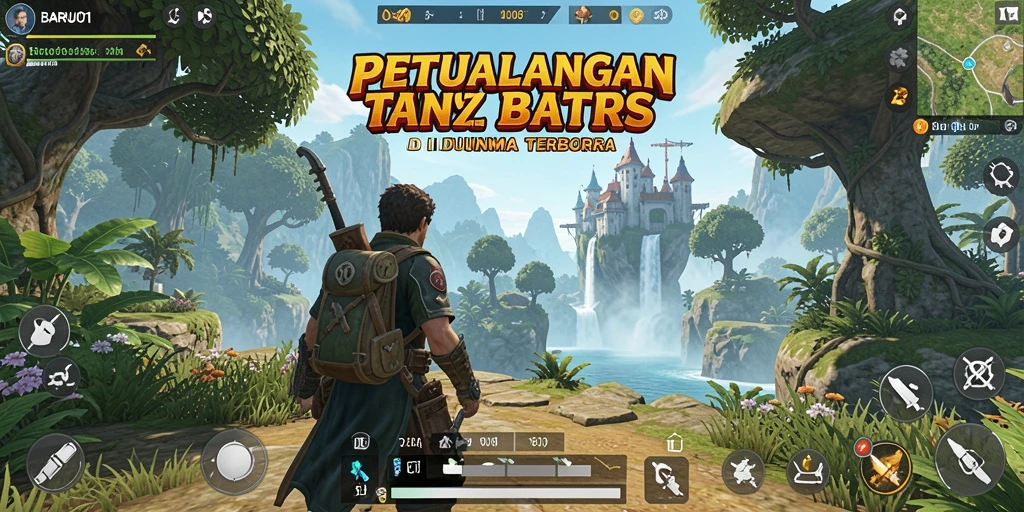 Tampilan gameplay menakjubkan di dunia terbuka BARU01.