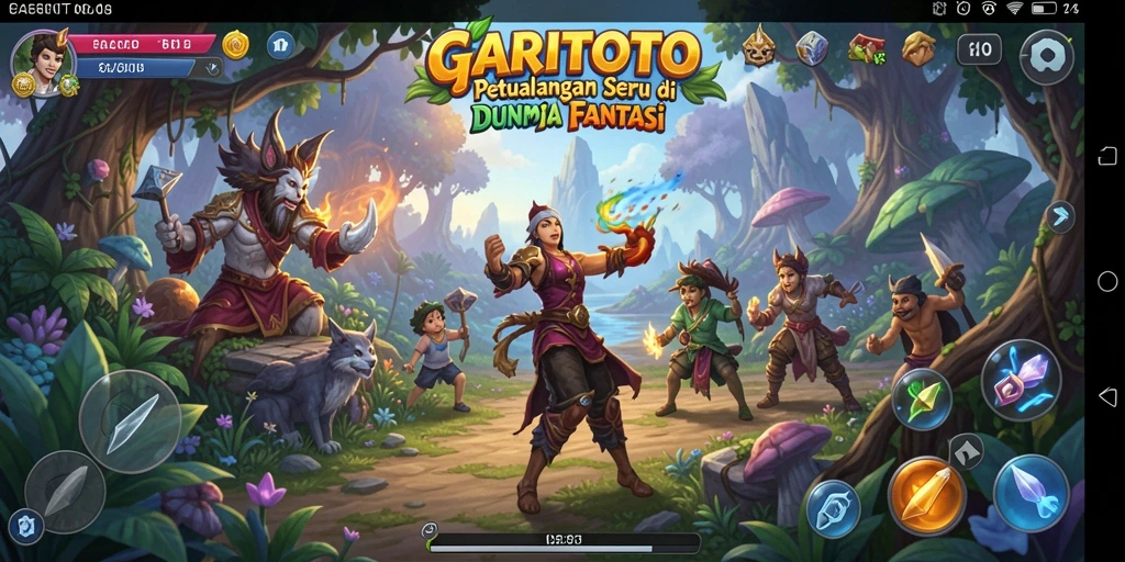 Tangkapan layar menunjukkan momen seru dalam petualangan GARITOTO.