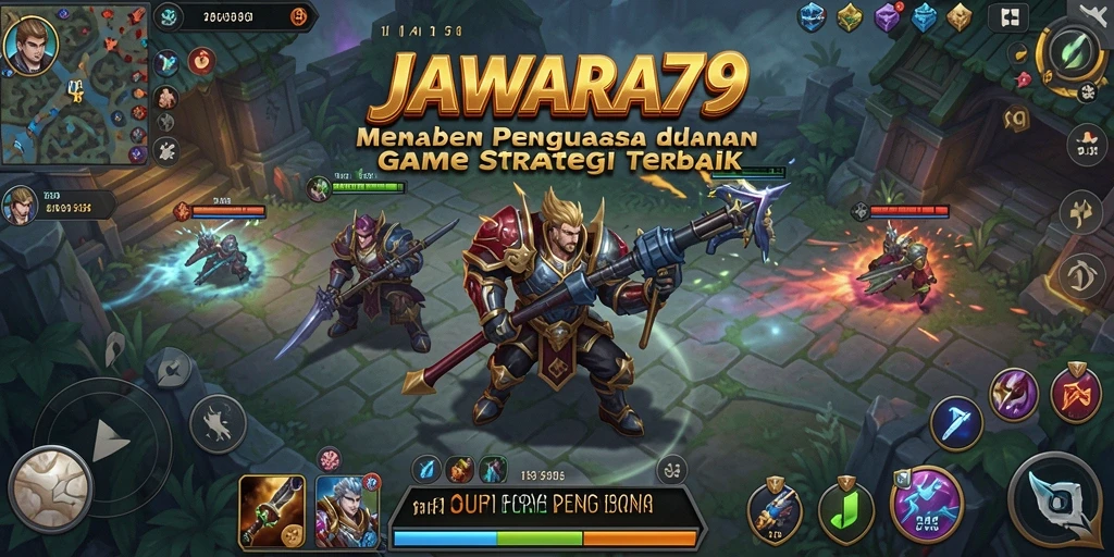 Gameplay menarik JAWARA79 dengan strategi dan taktik mendalam.