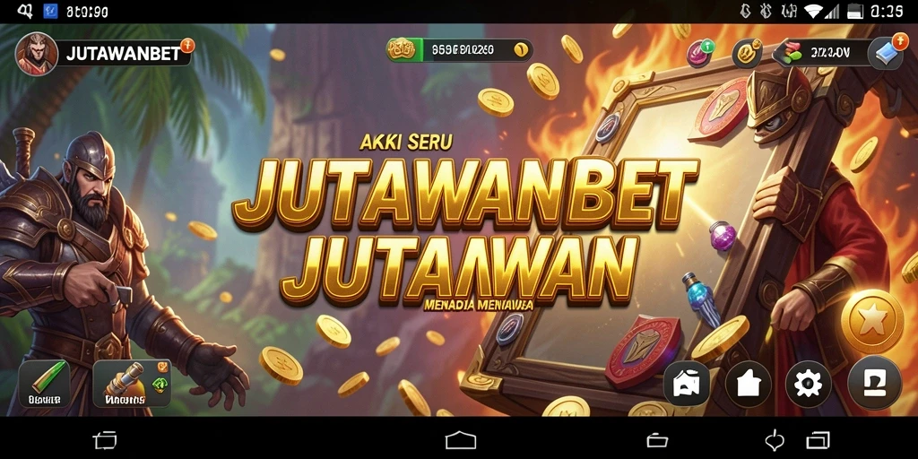 Tampilan gameplay JUTAWANBET yang mendebarkan dan penuh aksi.