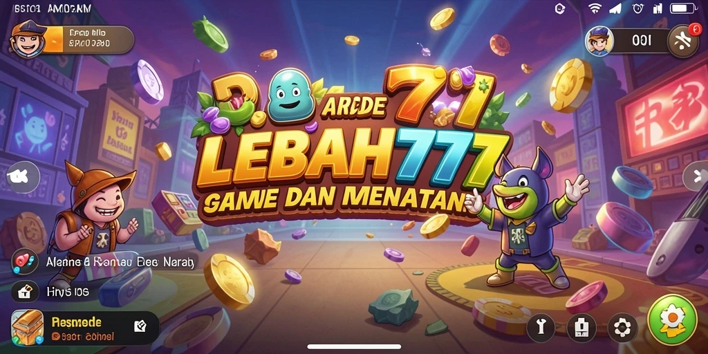 Tampilan gameplay yang menggembirakan di LEBAH777.
