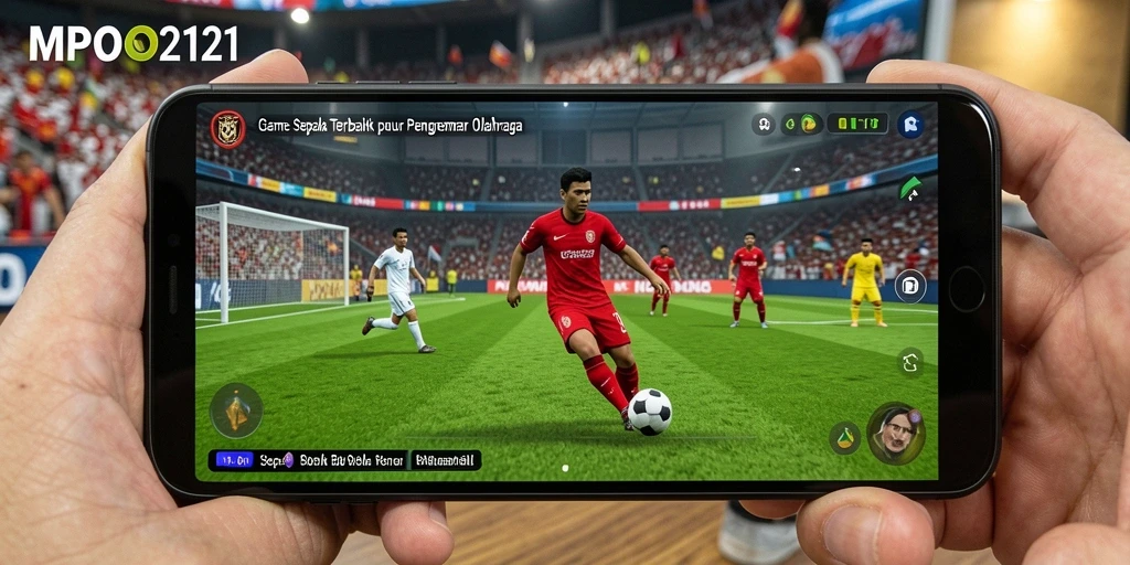 Tampilan gameplay MPO2121 yang menegangkan dengan aksi sepak bola nyata.