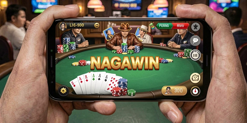 Tampilan gameplay NAGAWIN yang seru dan menarik.