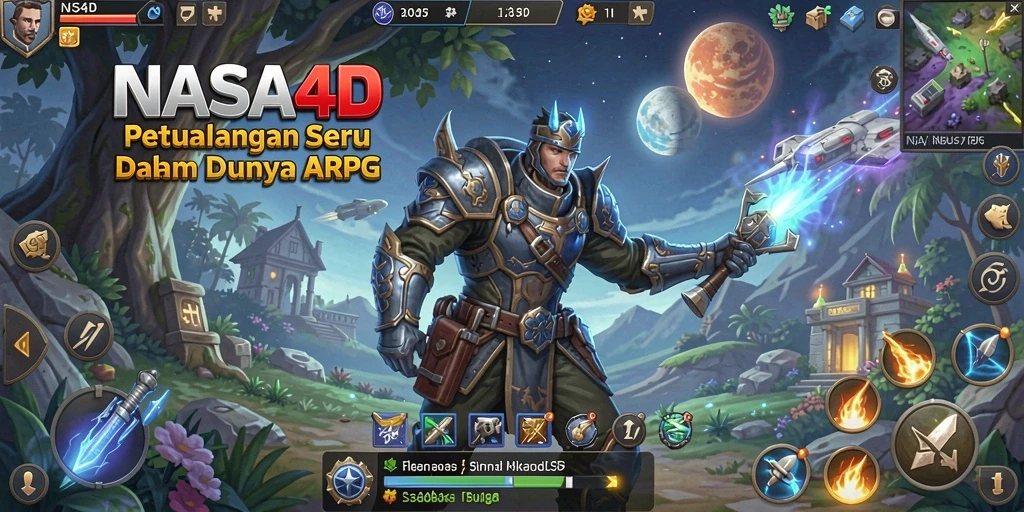 Tangkap momen petualangan seru di dunia ARPG NASA4D.
