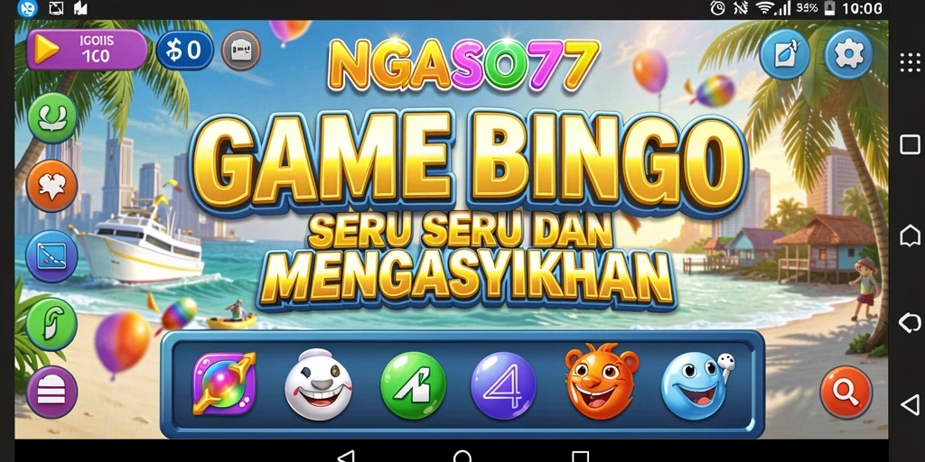 Tampilan gameplay Bingo yang seru dan mengasyikkan di NGASO77.