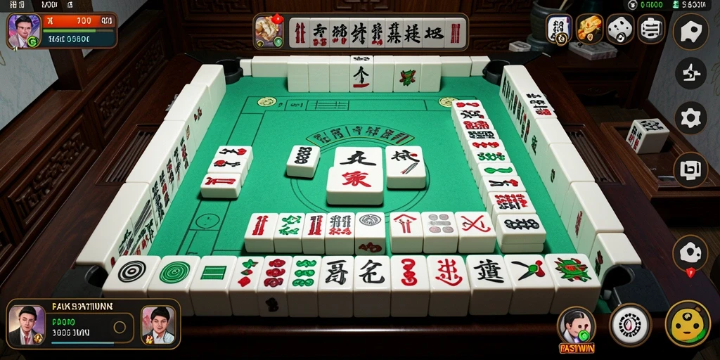 Screenshot fitur gameplay seru PASTIWIN Mahjong.