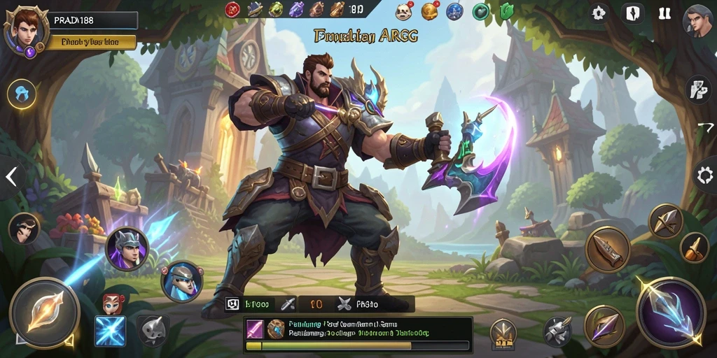 Tampilan gameplay seru dari PRADA188 dalam dunia ARPG.