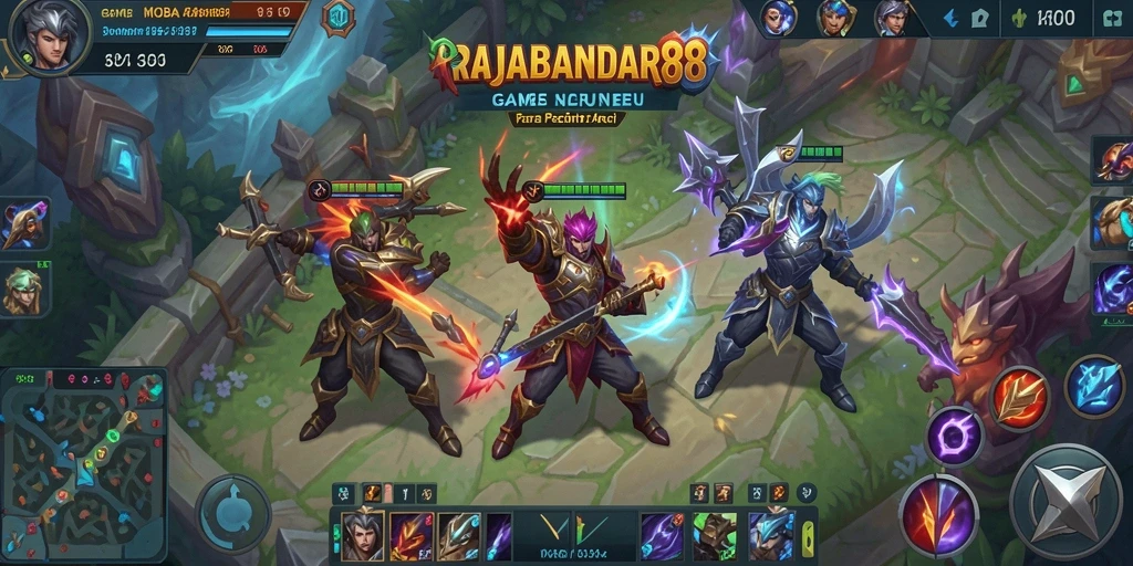 Screenshot menampilkan aksi seru dalam gameplay RAJABANDAR88.