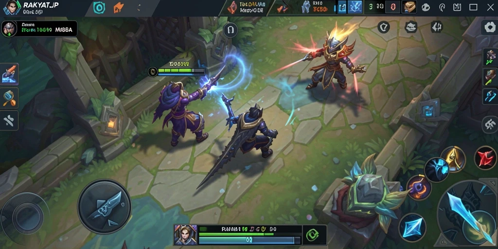 Gameplay seru dan strategi dari RAKYATJP dalam aksi.