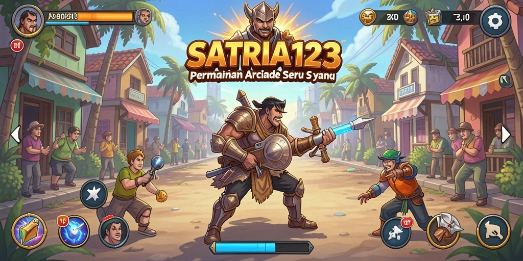 Tampilan gameplay seru dari SATRIA123 yang penuh tantangan.