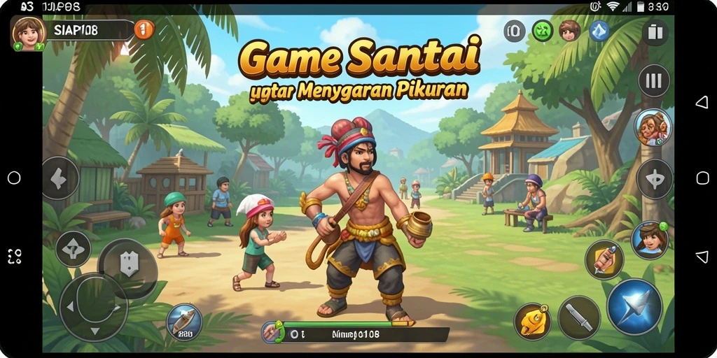 Tampilan menarik dari gameplay SIAP108 yang penuh warna.