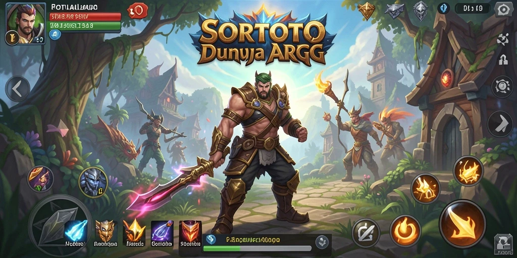 Tampilan gameplay SORTOTO yang mendebarkan dalam pertempuran ARPG.