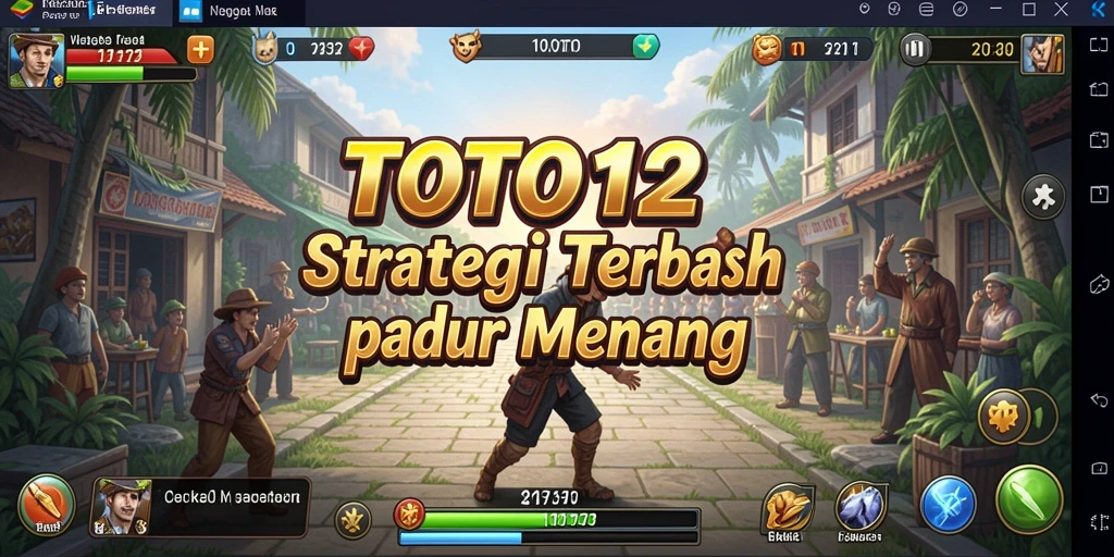 Tampilan gameplay TOTO12 yang seru dan strategis.